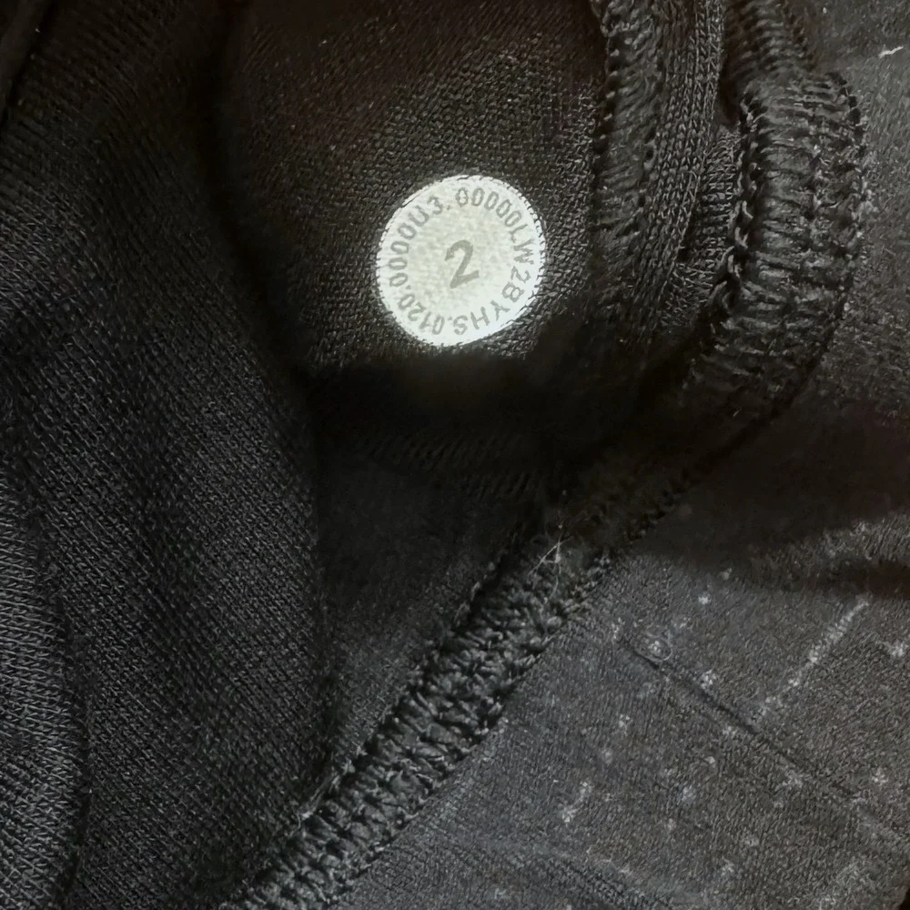 Lululemon‎ Flow Y Bra Nulu Black Sports Bra Size 2